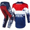 CONJUNTO O´NEAL 2021 ELEMENT WARHAWK - AZUL / VERMELHO